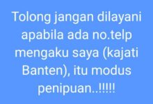 Gawat, Nama Kajati Banten Dicatut Oknum Untuk Penipuan