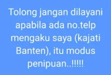 Gawat, Nama Kajati Banten Dicatut Oknum Untuk Penipuan