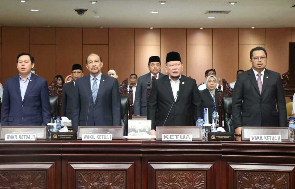 Dihadiri Raja-Raja Nusantara, Sidang Paripurna Dpd Ri Sepakati Penguatan Sistem Bernegara 