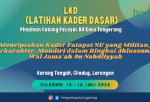 Agar Militan Dan Punya Karakter, Pc Fatayat Nu Kota Tangerang Adakan Lkd
