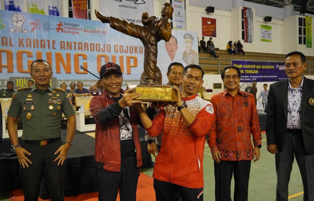 Ngerih, Kajati Sulsel Tutup Kejurnas Karate Cup 1 2023