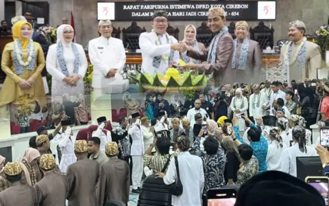 Lapas Cirebon Ikuti Rapat Paripurna Hari Jadi Kota Cirebon, Begini Selengkapnya