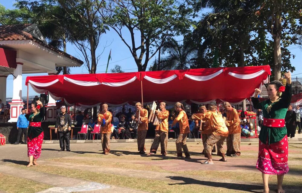 Lapas Cianjur Ikuti Upacara Mieling Milangkala Ke 110, Tampilkan Seni Calung