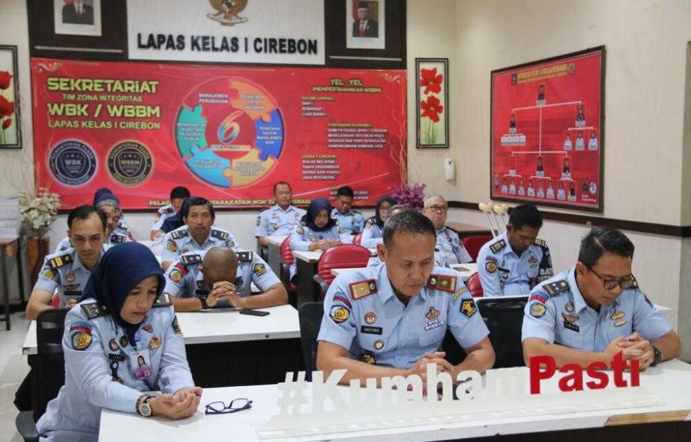 Lapas Cirebon Ikuti Kegiatan Seminar Nasional Secara Online