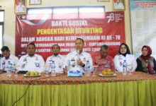Lapas Cirebon Gelar Bakti Sosial Pengentasan Stunting Hari Kemenkumham Ke-78