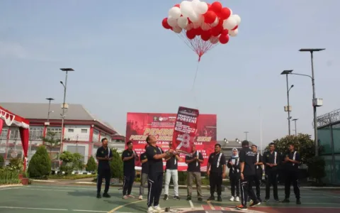 Antusias, Lapas Cikarang Gelar Pembukaan Pekan Olahraga Bagi Petugas dan Warga Binaan