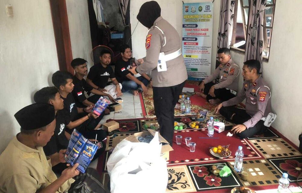 Satlantas Polres Lebak Giat Silaturahmi Dengan Serikat Sopir Banten Sosialisasikan Terkait Kamsel
