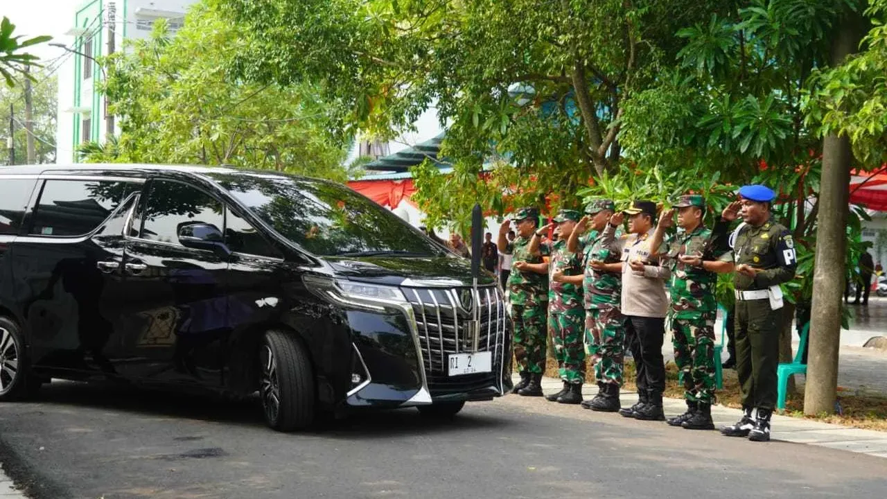 Kunjungan Wapres di Tanara Sukses, Danrem Sampaikan Apresiasi Satgas Pengamanan VVIP