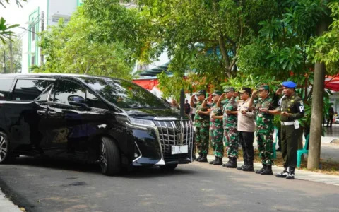 Kunjungan Wapres di Tanara Sukses, Danrem Sampaikan Apresiasi Satgas Pengamanan VVIP