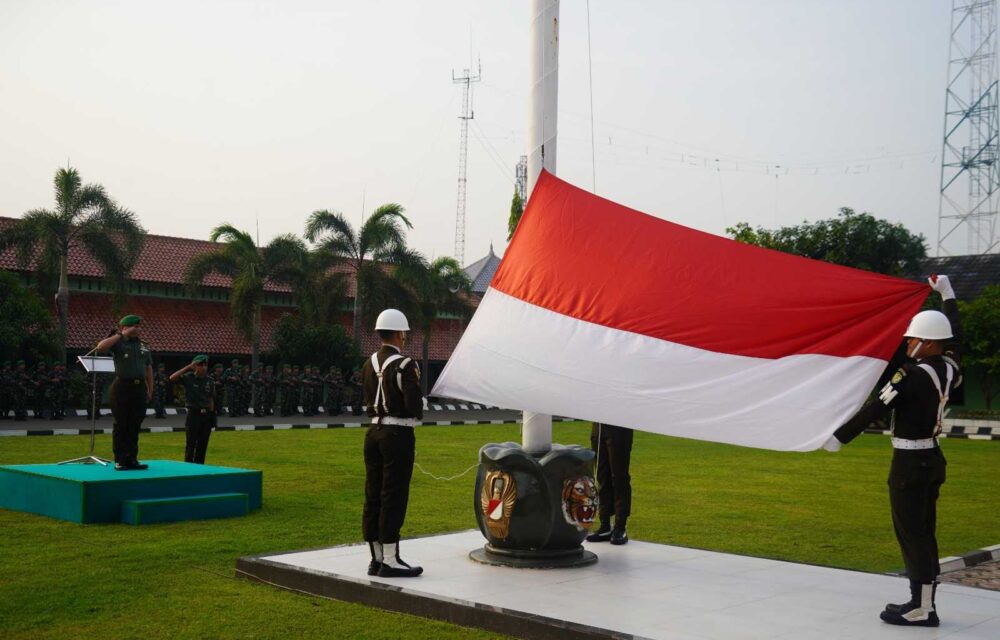 Korem 0604/My Gelar Upacara Bendera, Mengenang Jasa Para Pahlawan