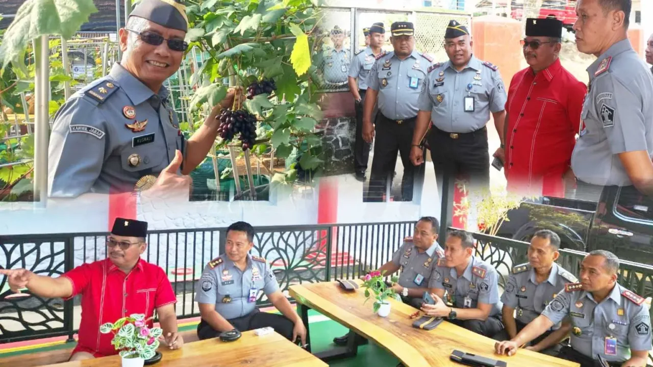 Kalapas Cirebon Hadiri Kunjungan Staf Khusus Kumham Kasi Intel di Lapas Kuningan
