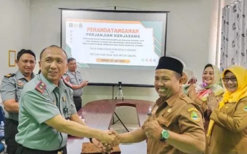 Kabapas Subang Laksanakan Penandatanganan MoU dengan SLB Subang