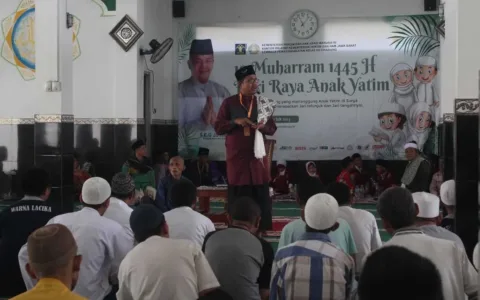 Istimewa, Lapas Cikarang Peringati Hari Raya Anak Yatim dengan Beri Santunan