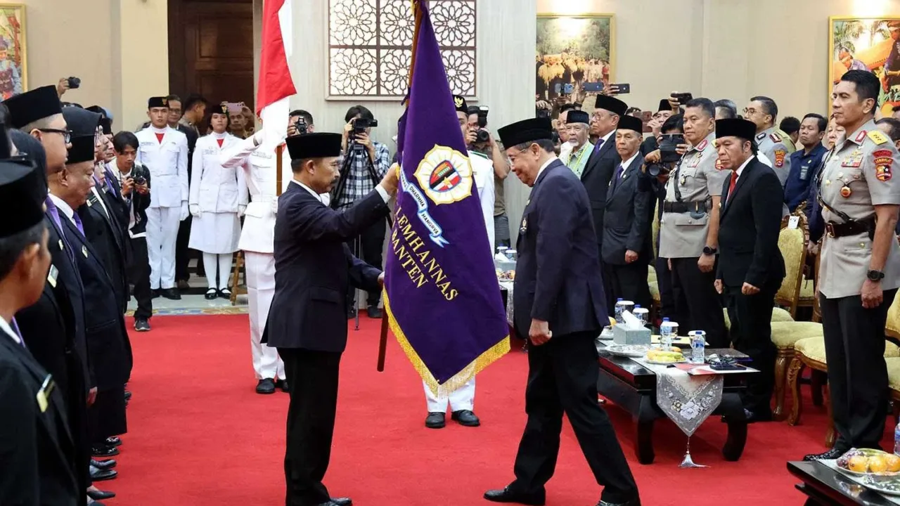 Pj Gubernur Al Muktabar Hadiri Pelantikan Pengurus DPD IKAL-LEMHANNAS Banten