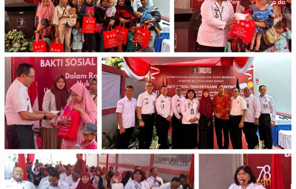 Upt Pas Bogor Raya Gelar Baksos Pengentasan Stunting Hari Kumham Ke-78