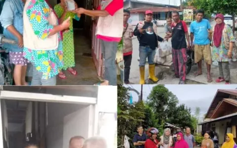 Relawan Ganjar 2024 Bantu Korban Banjir Kota Padang Bersama Forlop Indonesia, Harmoni Indonesia dan Forum Sehati