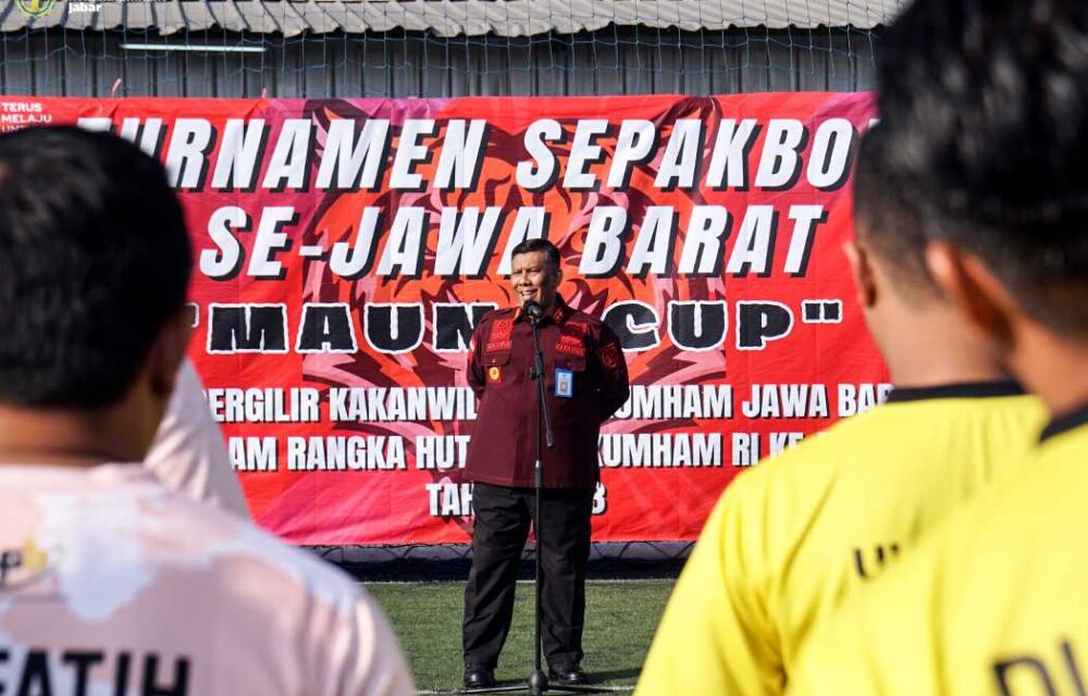 Peringati Hari Dharma Karya Dika, Kakanwil R. Andika Dwi Prasetya Gelar Turnamen Sepak Bola