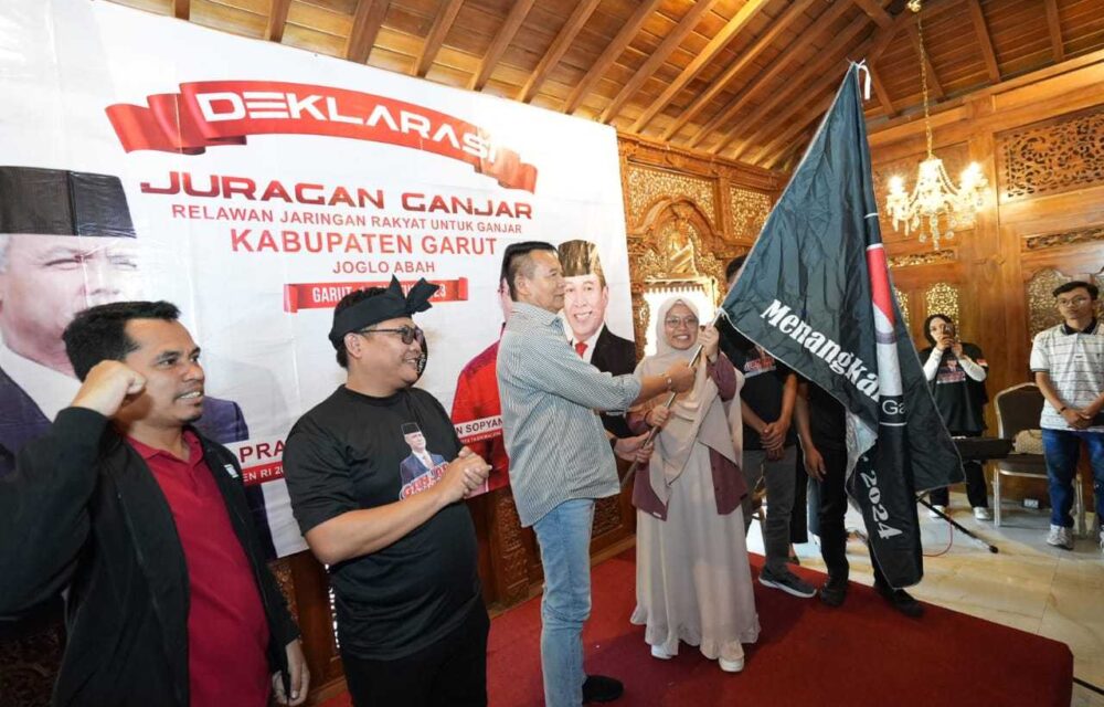 Deklarasi Relawan Juragan Di Garut, Tb Hasanuddin : Kita Perlu Pertebal Keunggulan Ganjar
