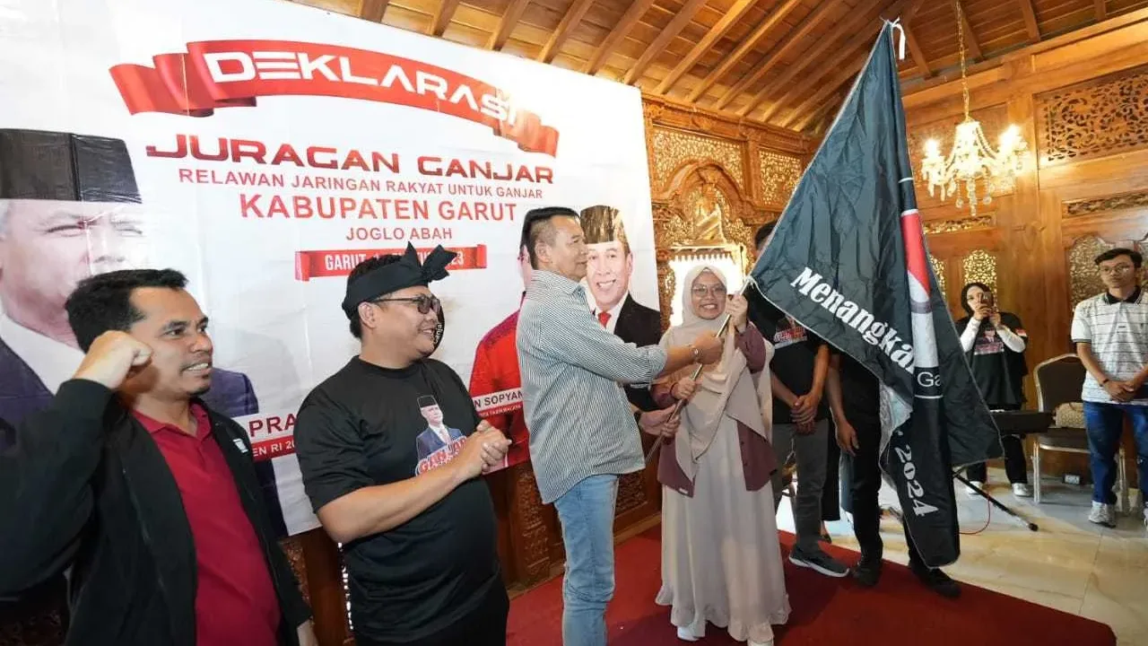 Deklarasi Relawan JURAGAN di Garut, TB Hasanuddin: Kita Perlu Pertebal Keunggulan Ganjar