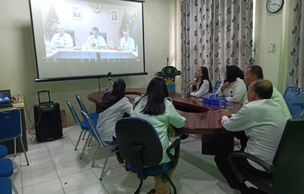 Operator P2Ham Bapas Subang Ikuti Rakor Secara Virtual