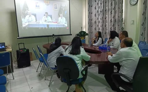 Operator P2HAM Bapas Subang Ikuti Rakor Secara Virtual