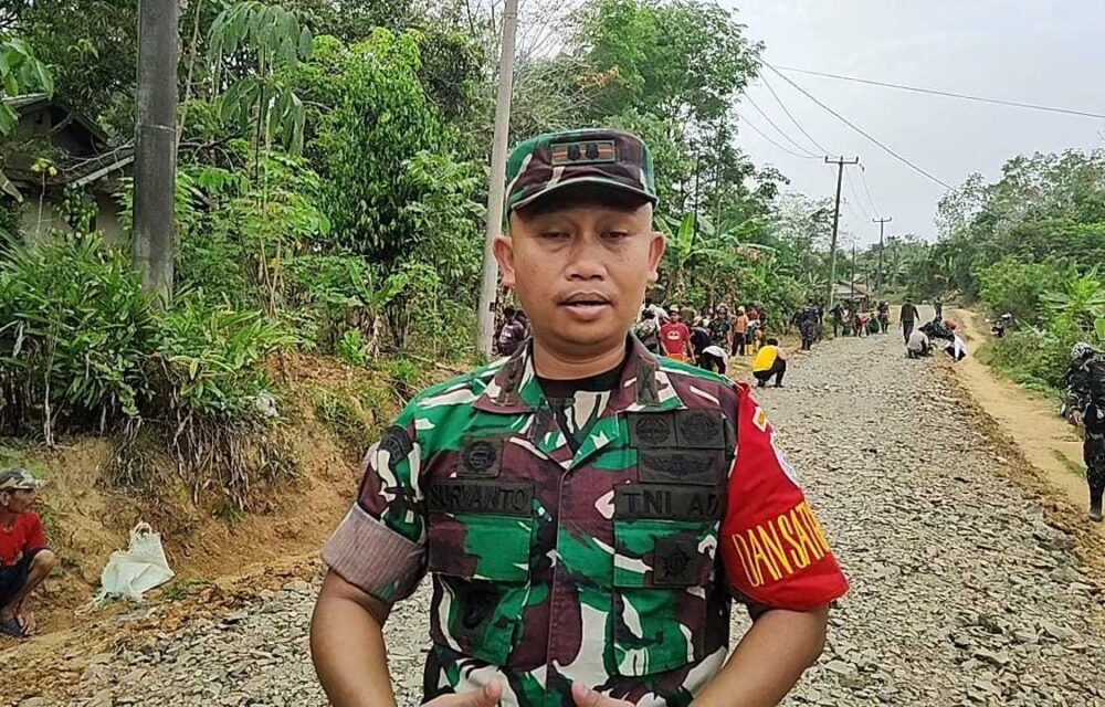 Pastikan Semua Berjalan Lancar, Dandim 0601/Pandeglang Melihat Langsung Kegiatan Pelaksanaan Tmmd 117