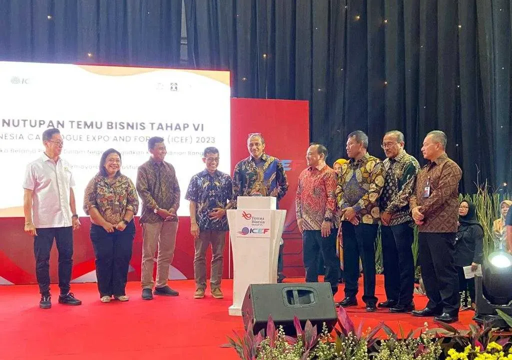 Wamenkumham Resmi Tutup Temu Bisnis Tahap VI Tahun 2023