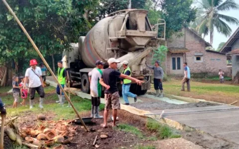 Mantap Betul, Pembangunan Jalan di Tiga Titik Desa Paniis Terealisasi Dengan Baik
