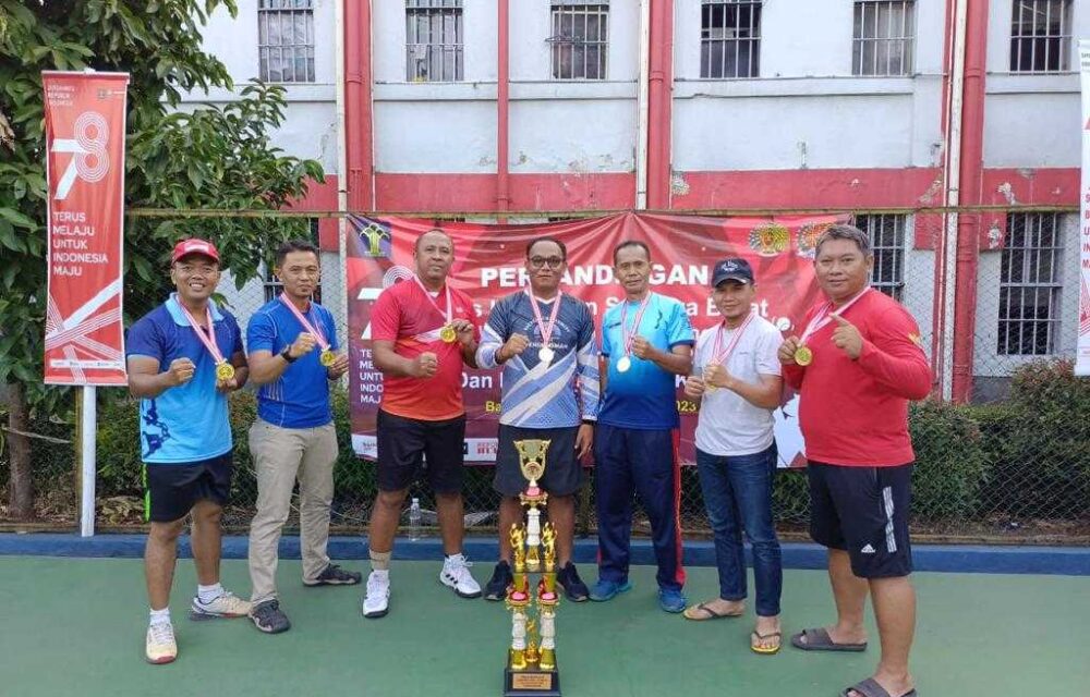Lapas Sukamiskin Gelar Turnamen Tenis Lapangan, Begini Keseruannya