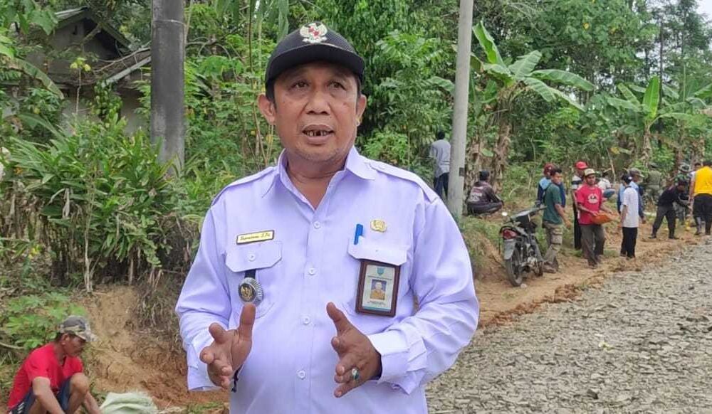 Camat Patia Berikan Apresiasi Kegiatan Tmmd 117 Kodim 0601/Pandeglang