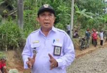 Camat Patia Berikan Apresiasi Kegiatan TMMD 117 Kodim 0601/Pandeglang
