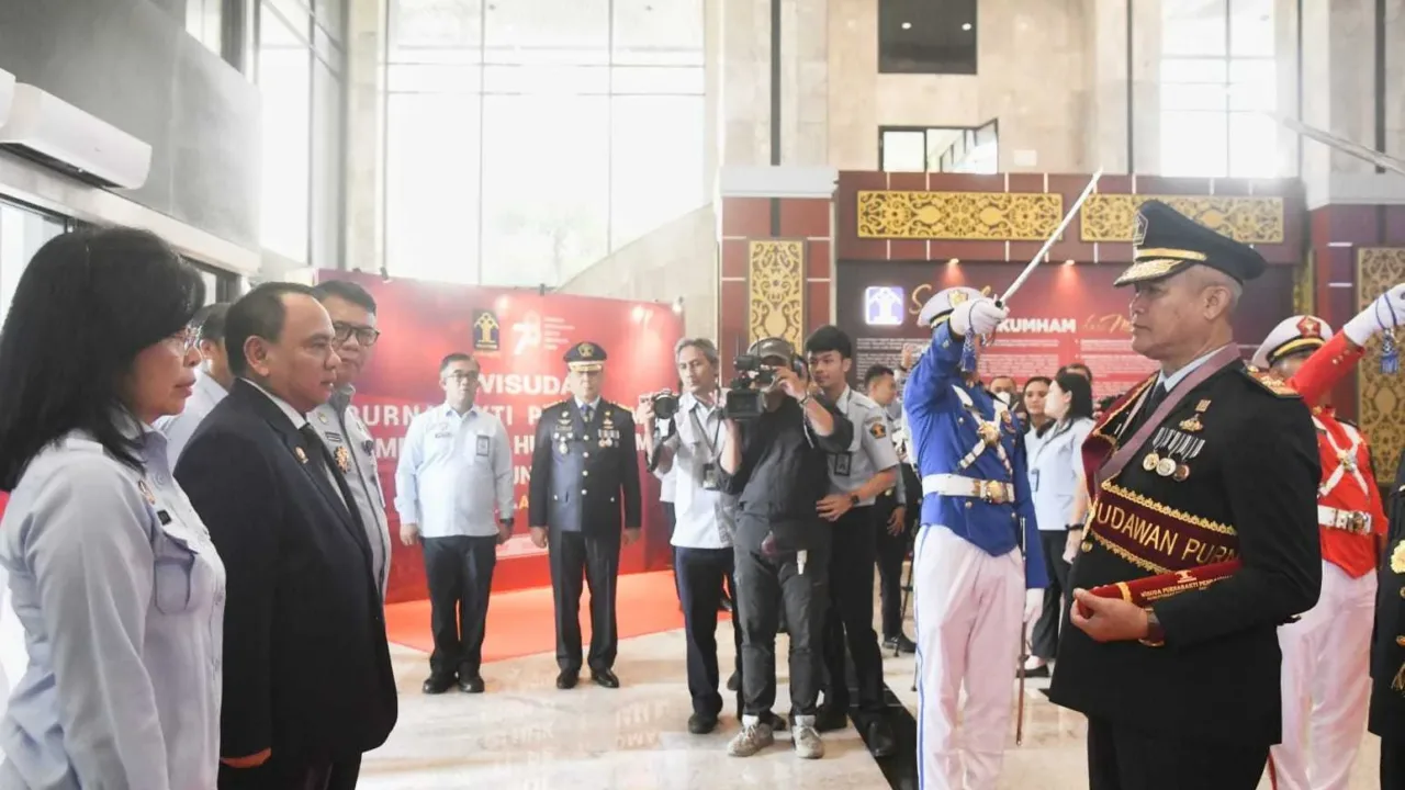 Kemenkumham RI Gelar Upacara Wisuda Purnabakti, Begini Rangkaiannya