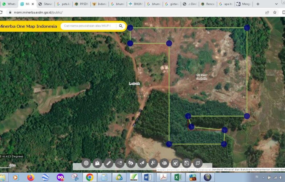 Dua Perusahaan Pertambangan Betonik Di Lebak Berdiri Diatas Tanah Sitaan Kejagung