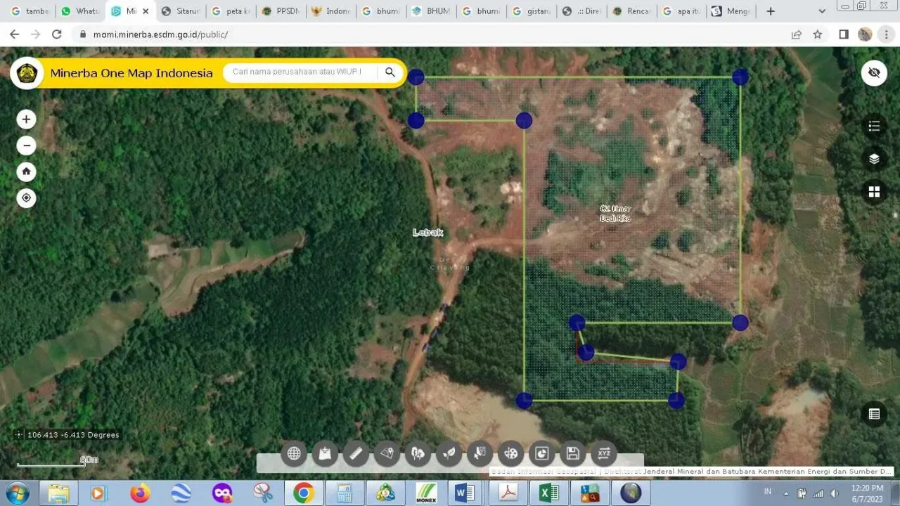 Dua Perusahaan Pertambangan Betonik di Lebak Berdiri Diatas Tanah Sitaan Kejagung