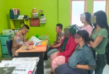 Ditangkap Bersama Seorang Pemilik Sabu, Polsek Rambahhilir Rehab 4 Wanita di Perwakilan BNNP