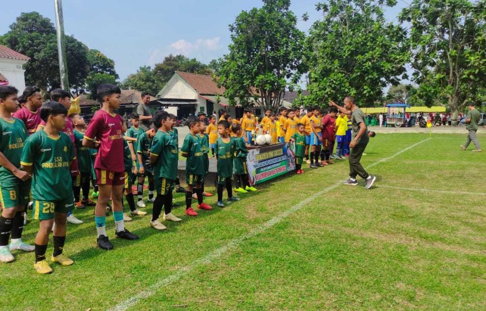 Kodim 0601/Pandeglang, Gelar Turnamen Mini Soccer Dalam Rangka Hut Ri Ke-78