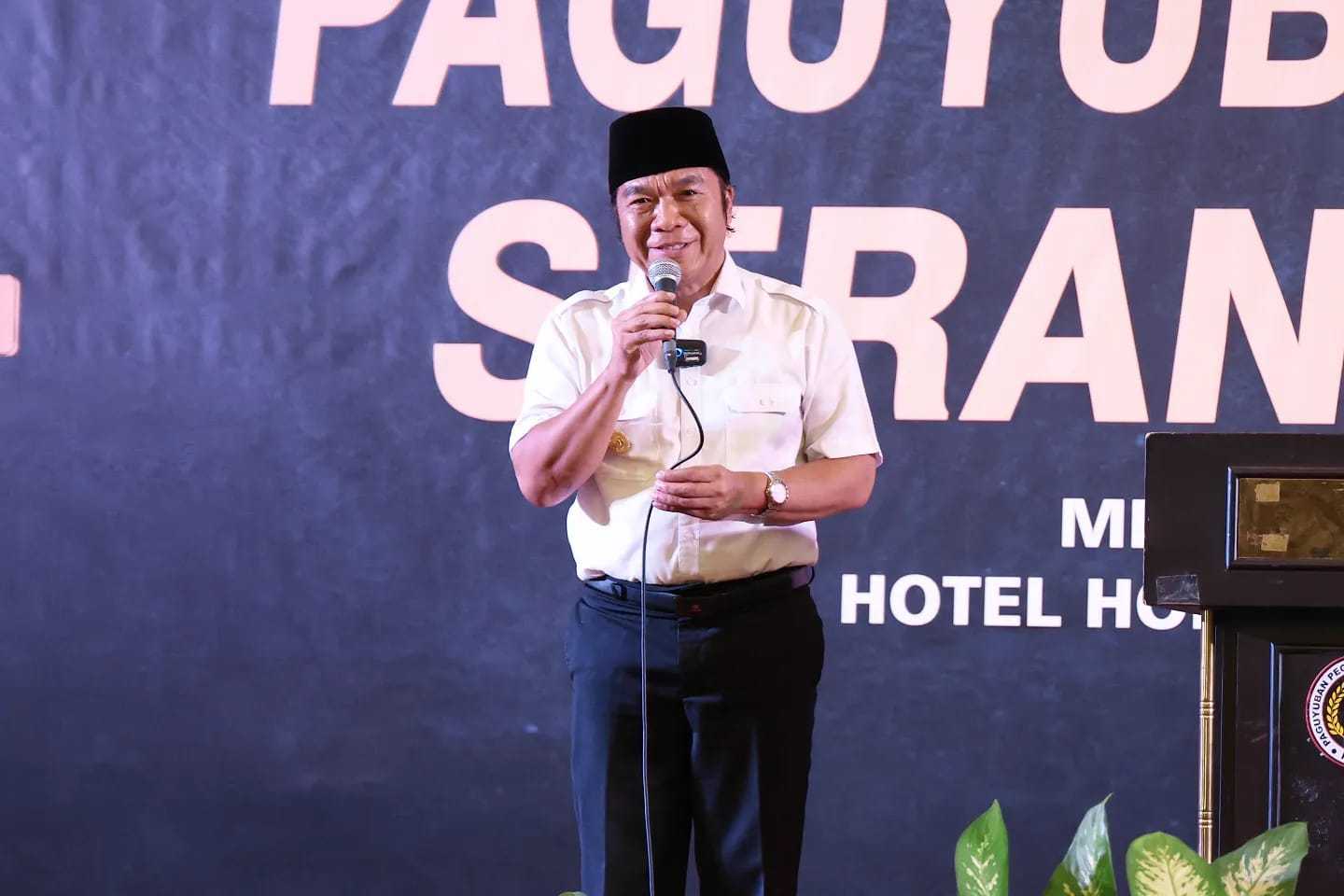 Pj Gubernur Banten Al Muktabar Ajak Paguyuban Peguron Jaga Stabilitas Daerah