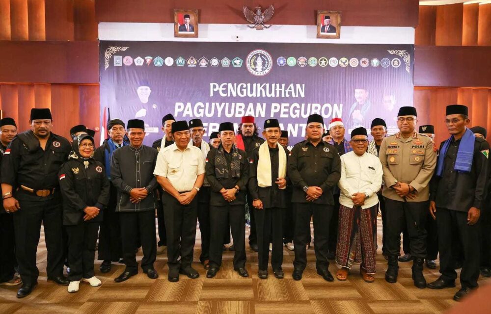 Pj Gubernur Banten Al Muktabar Ajak Paguyuban Peguron Jaga Stabilitas Daerah