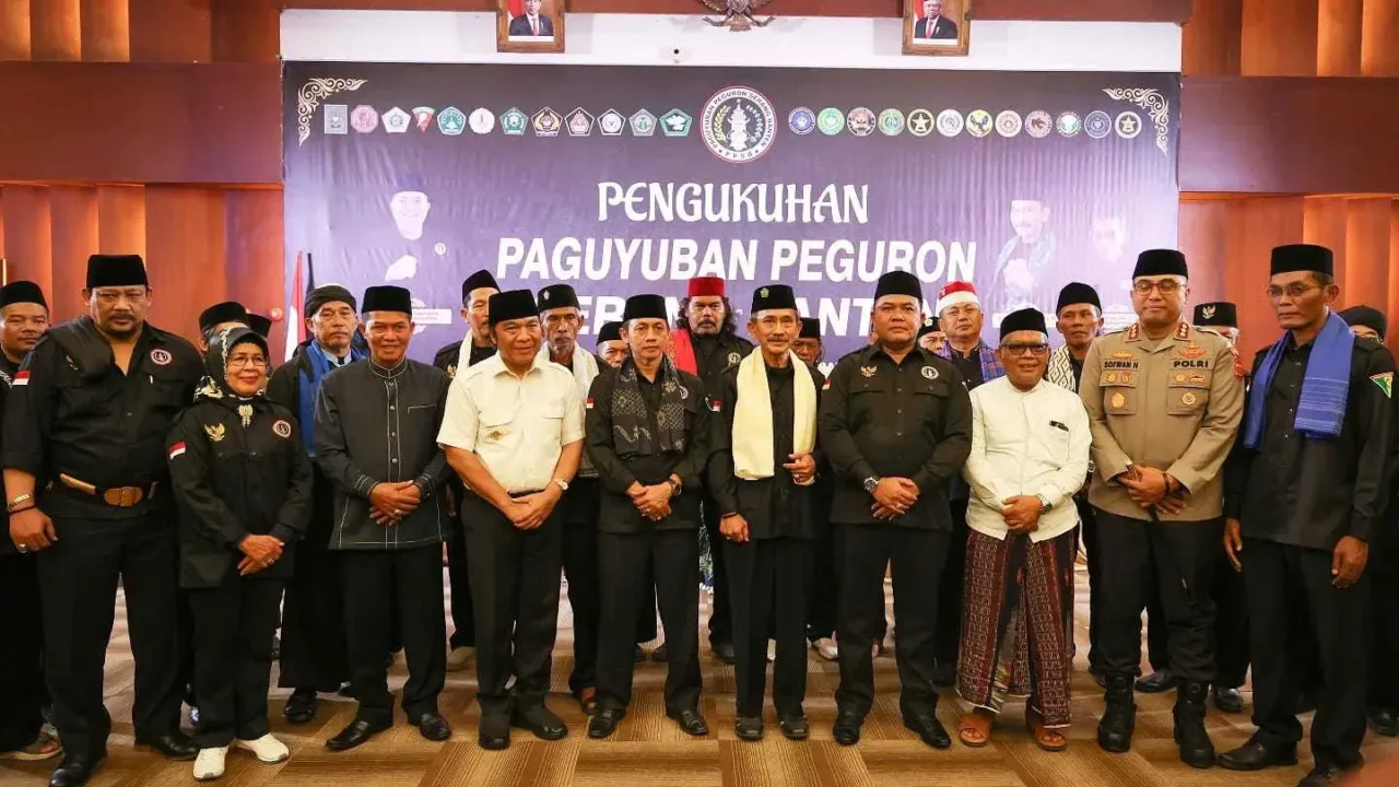 Pj Gubernur Banten Al Muktabar Ajak Paguyuban Peguron Jaga Stabilitas Daerah
