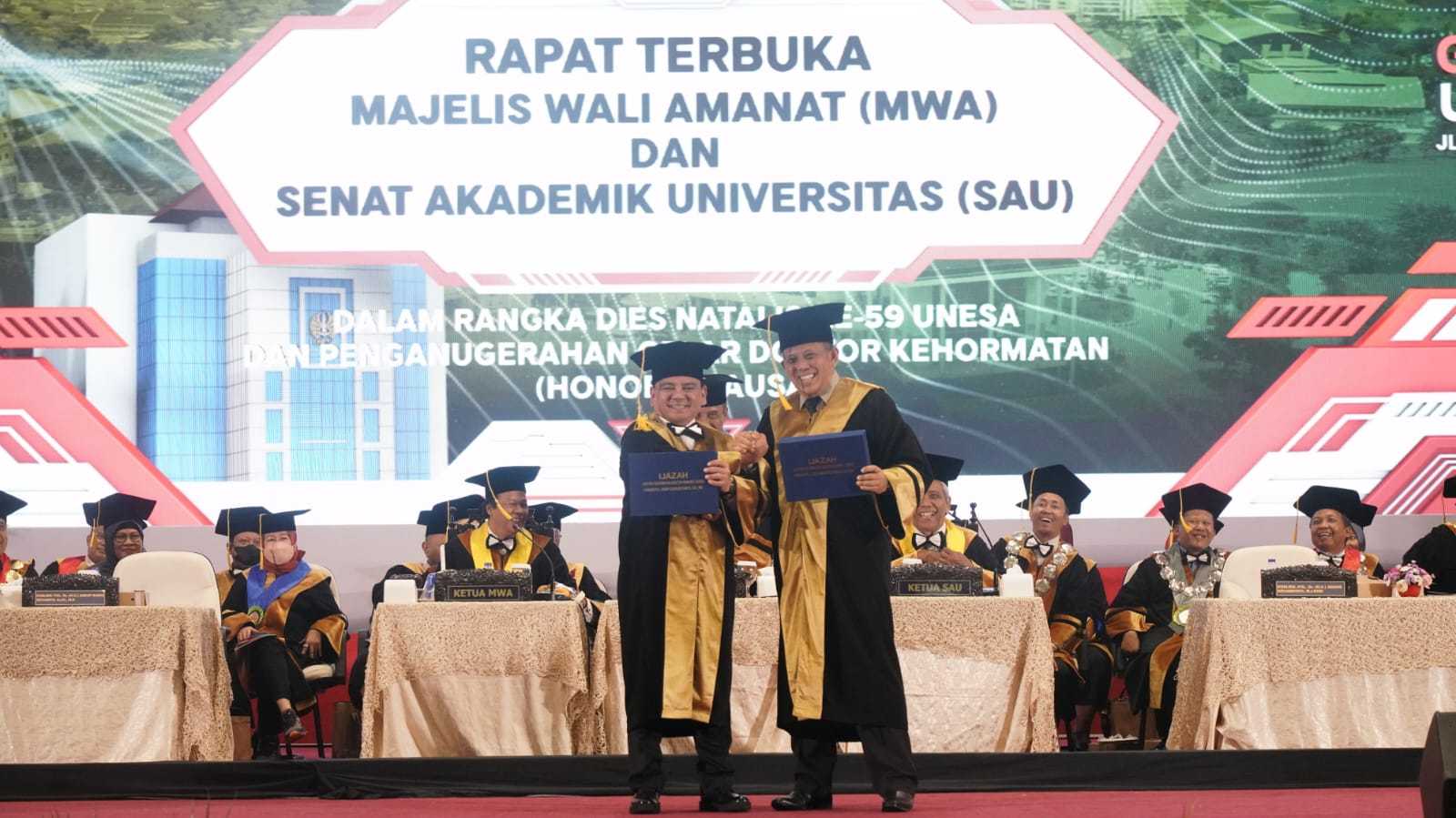 Mantul, Sekjen Kemenkumham Terima Gelar Doktor Honoris Causa Dari Unesa