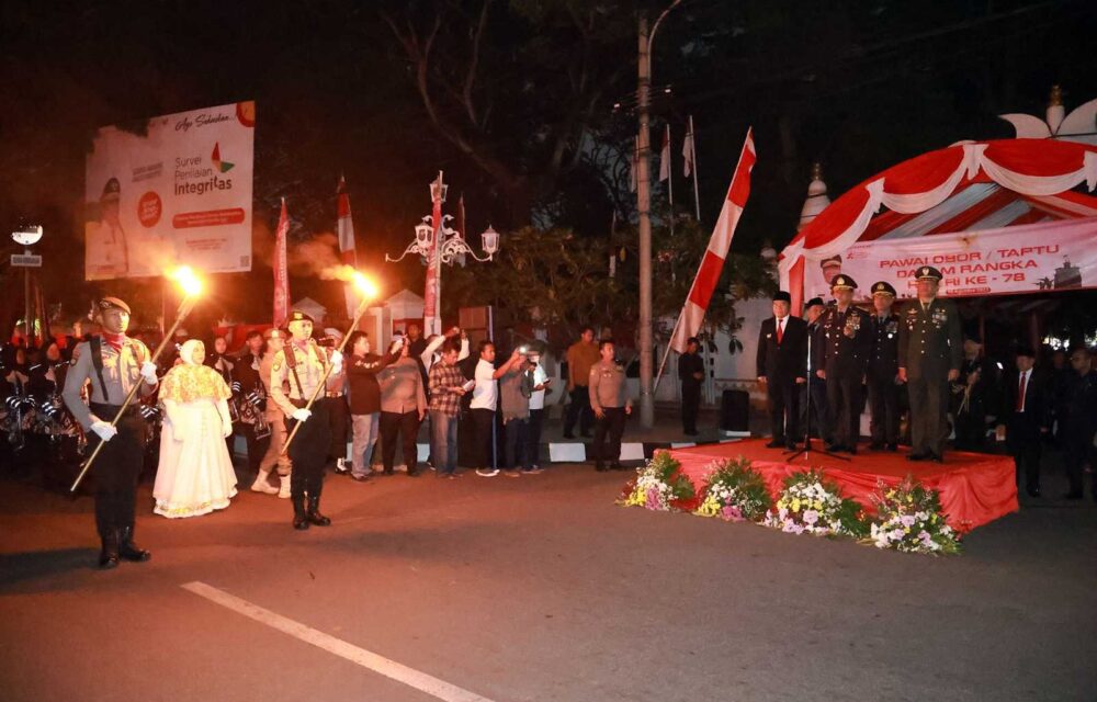 Pj Gubernur Banten Hadiri Upacara Taptu Rangkaian Hut Ri Ke-78