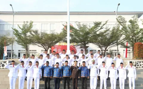 Napi Terorisme Lapas Sentul Sukses Kibarkan Bendera Merah Putih
