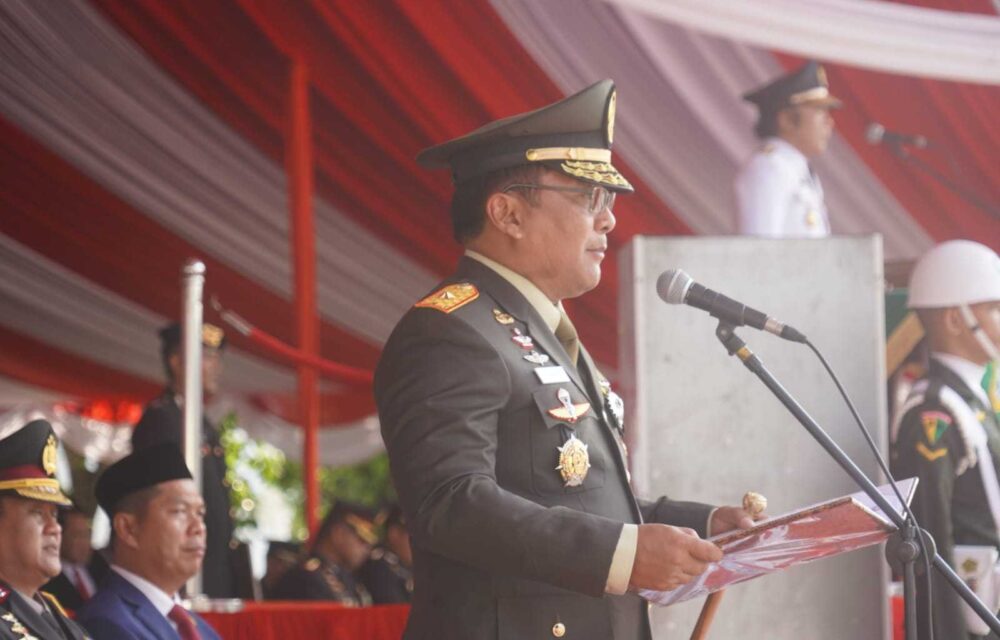 Hut Ri Ke-78, Danrem 064/My Bacakan Teks Pembukaan Uud 1945