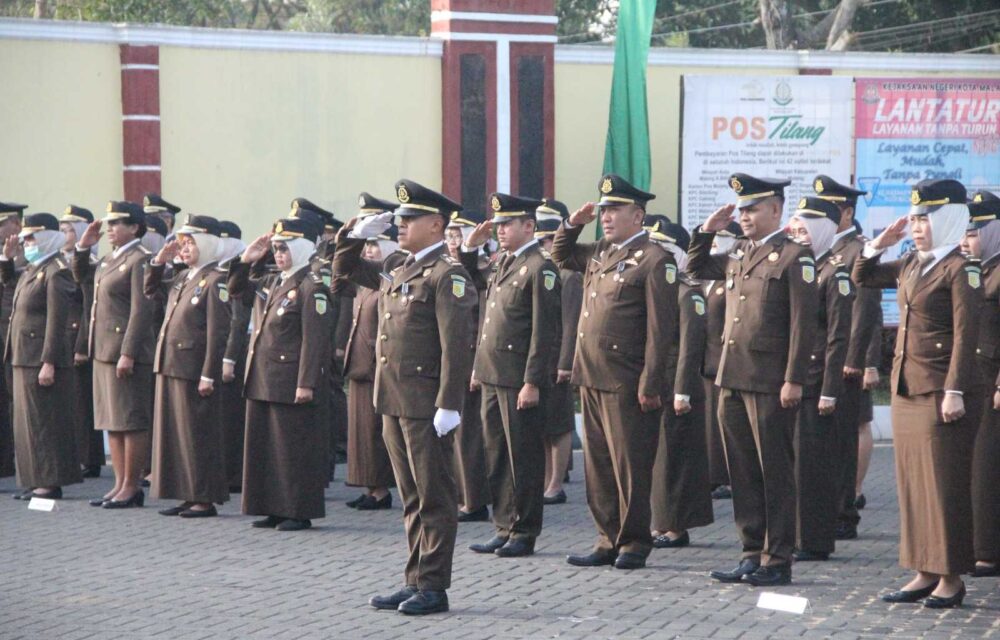 Kejaksaan Negeri Kota Malang Laksanakan Upacara Hut Ke - 78 Ri Tahun 2023