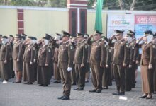 Kejaksaan Negeri Kota Malang Laksanakan Upacara Hut Ke - 78 Ri Tahun 2023