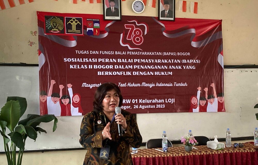 Bapas Kelas Ii Bogor Gelar Kegiatan Penyuluhan Hukum Terkait Penanganan Anak Berkonflik
