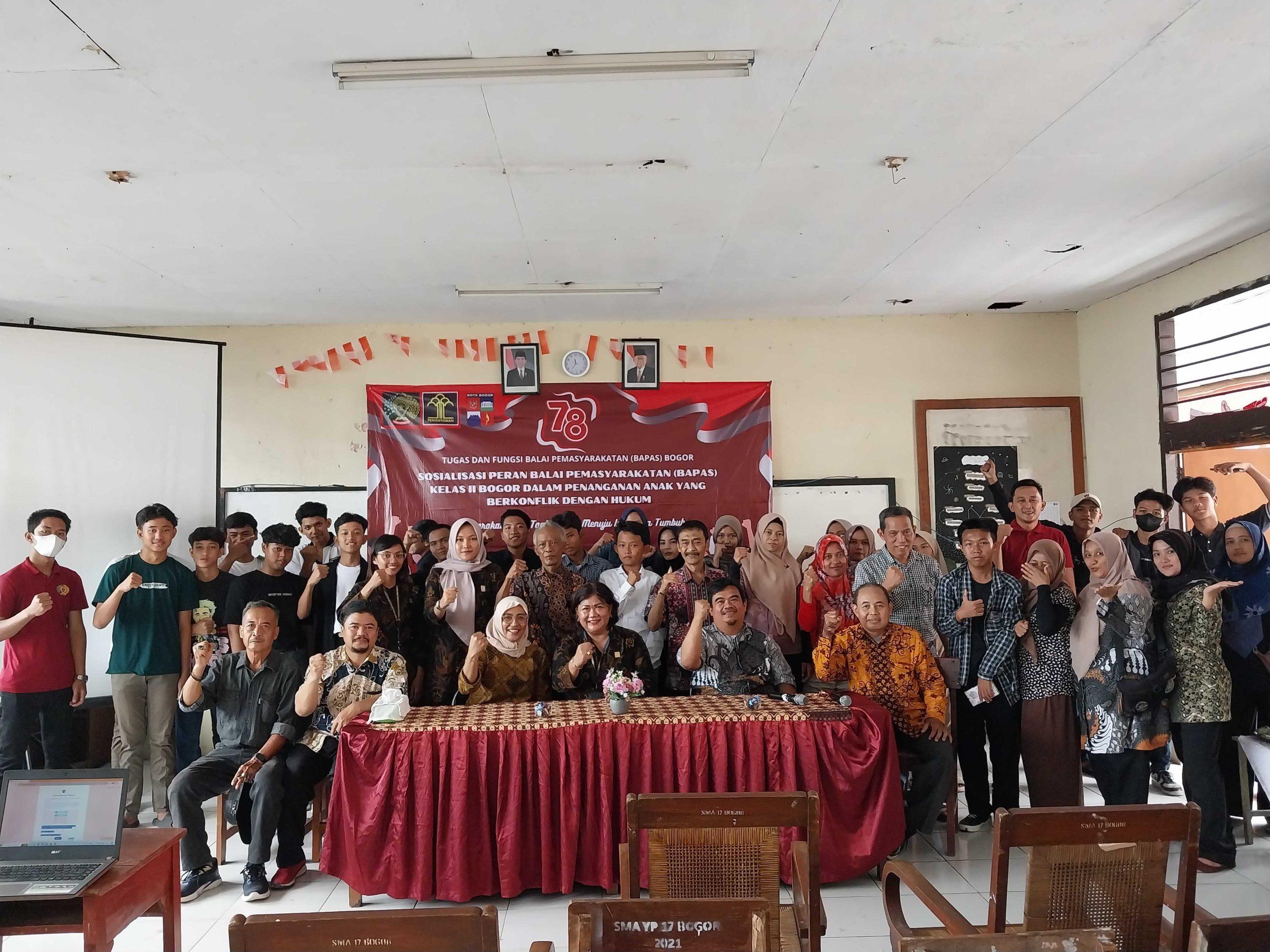 Bapas Kelas Ii Bogor Gelar Kegiatan Penyuluhan Hukum Terkait Penanganan Anak Berkonflik