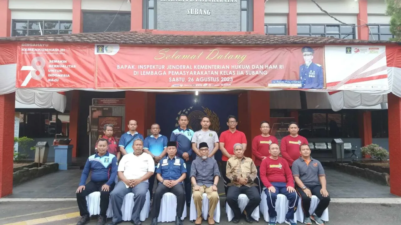 Istimewa, Kunjungan Kerja Inspektur Jenderal Kemenkumham Ri di Lapas Subang