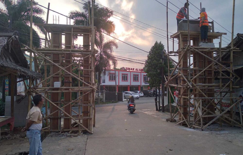 Diduga Dikerjakan Pihak Ketiga, Proyek Dana Desa Bangkonol Terindikasi Langgar Permendes