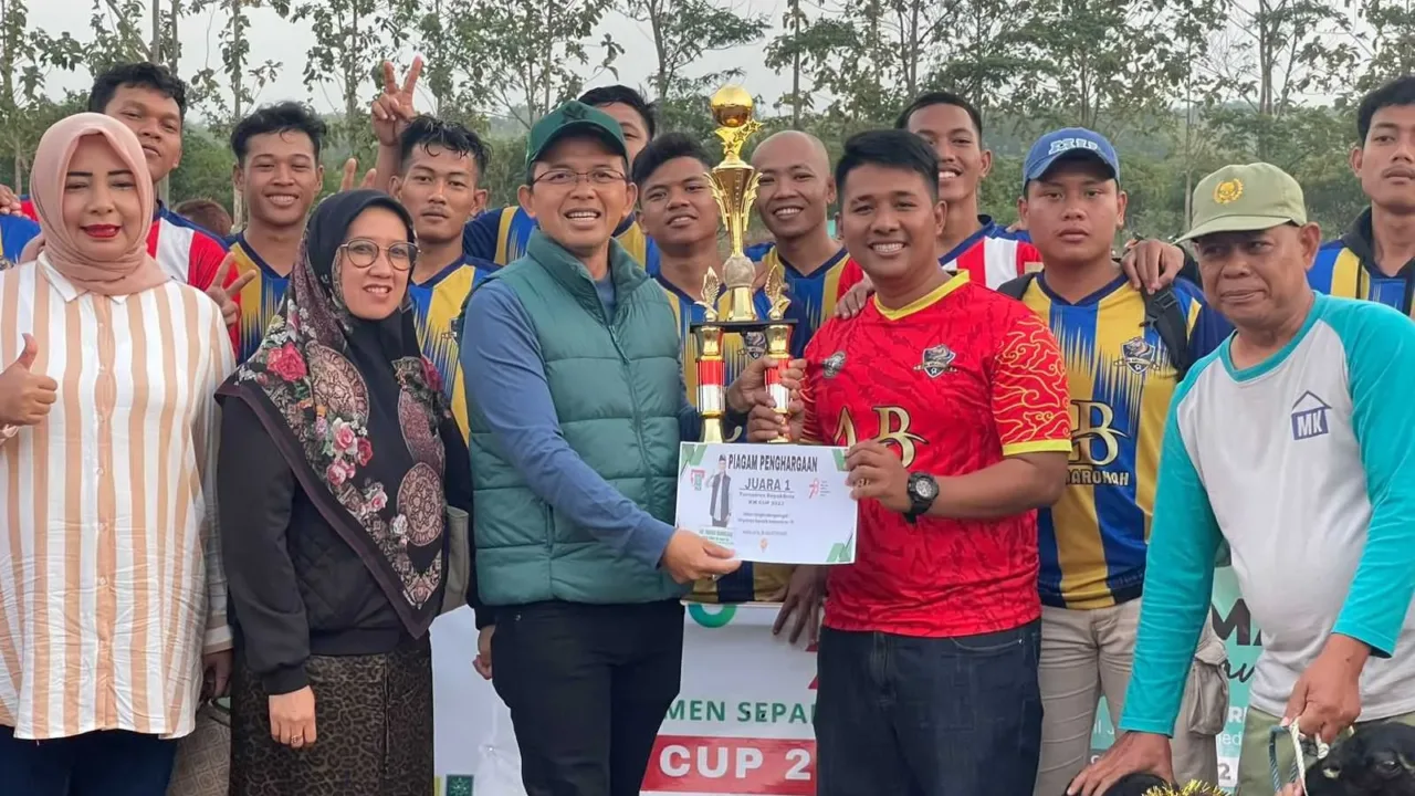 Tutup Turnamen Sepakbola, Kiai Maman PKB: Kita Akan Bangun Stadion di Wanajaya